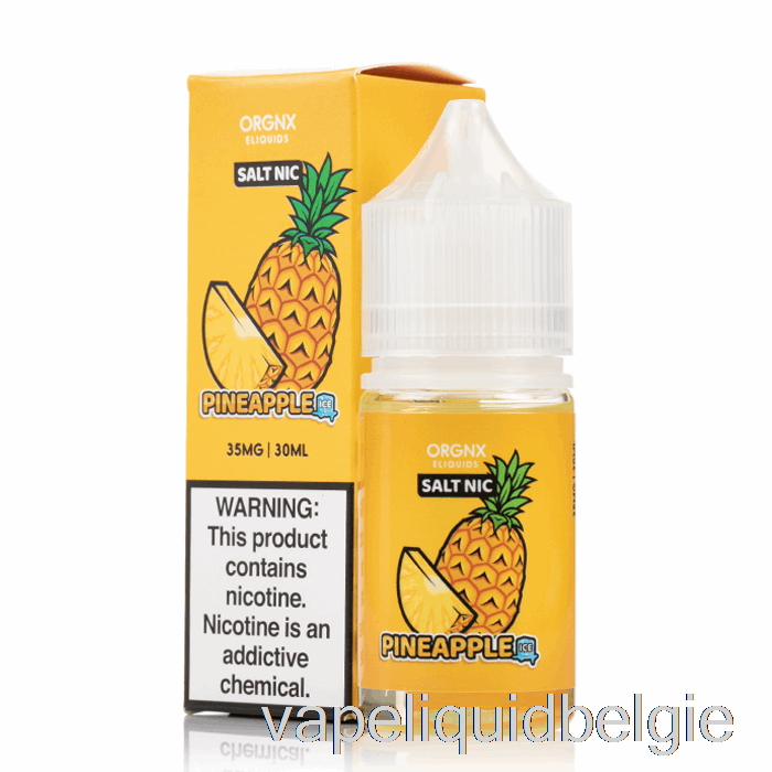 Vape België Ijskoude Ananaszouten - Orgnx E-liquid - 30ml 35mg